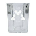 thumbnail image 1 of R & R Imports SGSE2-C-VMI20 VMI Keydets 2 oz Square Shot Glass Laser Etched Logo Design - Pack of 2, 1 of 1