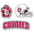 thumbnail image 1 of R & R Imports STC3P-C-SDO20 South Dakota Coyotes Vinyl Decal Sticker, 4 in. - Pack of 3, 1 of 1