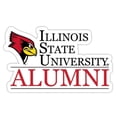 thumbnail image 1 of R & R Imports STC4-C-ILS20 ALUM 2pk Illinois State Redbirds 4 in. Laser Cut Alumni Vinyl Decal Sticker - Pack of 2, 1 of 1