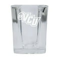 thumbnail image 1 of R & R Imports  Virginia Commonwealth 2 oz Square Shot Glass Laser Etched Logo Design - Pack of 2, 1 of 1
