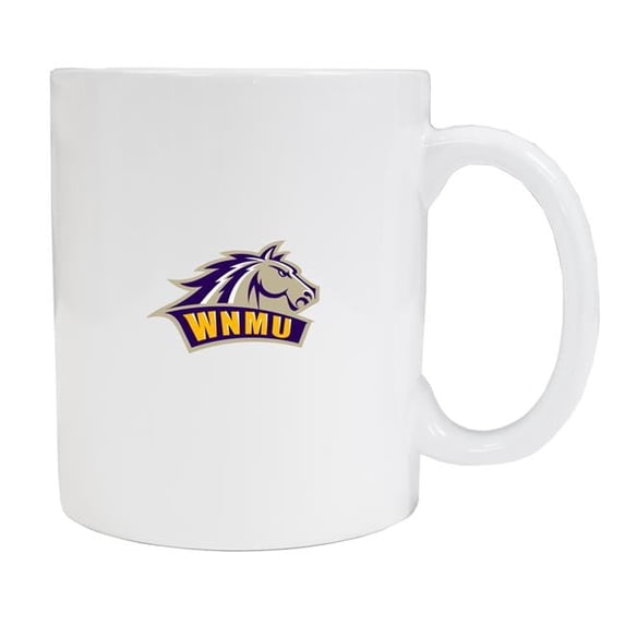 R & R Imports Western New Mexico University White Ceramic Coffee Mug - Pack of 2