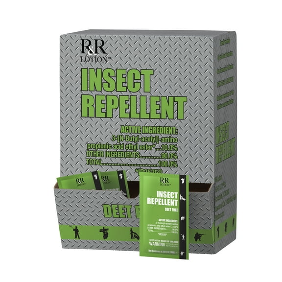 R&R LOTION INSECT REPELLENT FOIL 100CT
