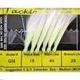 thumbnail image 1 of R&R Sabiki Goggle Eye Rig White Feathers with Flash White, 6, 1 of 3