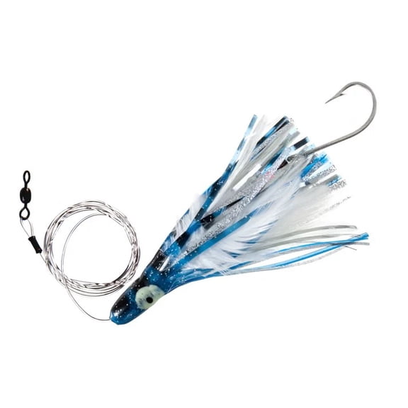 R & R Tackle (3 Pack) MAHI MAGNET 4.75" BLUE/WHITE TROLLING LURE