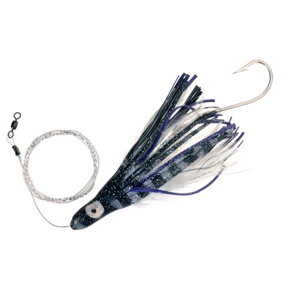 R & R Tackle (3 Pack) MAHI MAGNET 6.50" BLACK/PURPLE TROLLING LURE