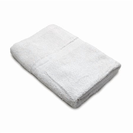 R & R Textile Bath Towel,50 in L,White 62440