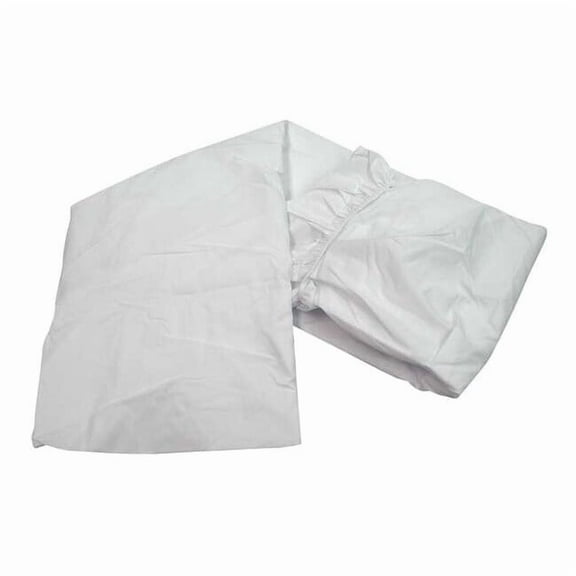 R & R Textile Bed Sheets, Full, 54x80 In.,PK12 X32015