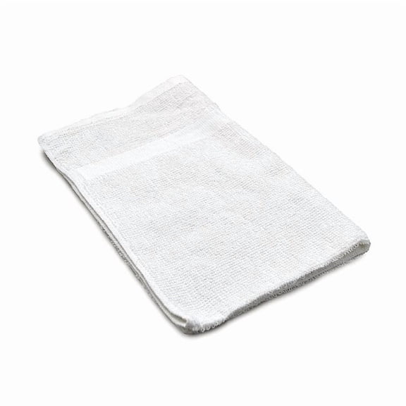 R & R Textile Hand Towel,27 in L,White 51620