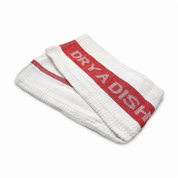 R & R Textile Kitchen Towel,27" L,Cotton,Assorted,PK12 41700
