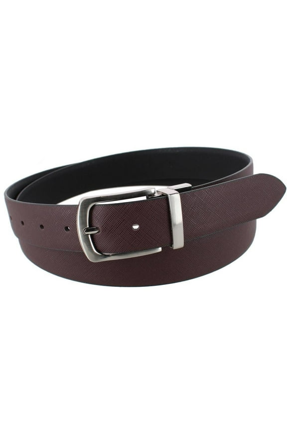Reversible Saffiano Leather Belt (Men Big & Tall)