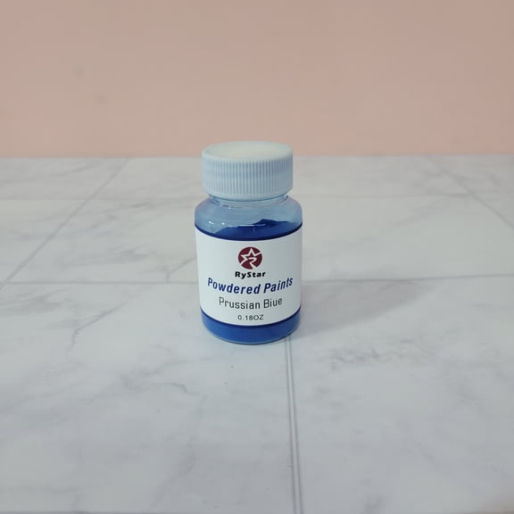 R RYSTAR Powdered paints Prussian Blue Powder Pigment 0.18 oz Non-Toxic Powder Colorant