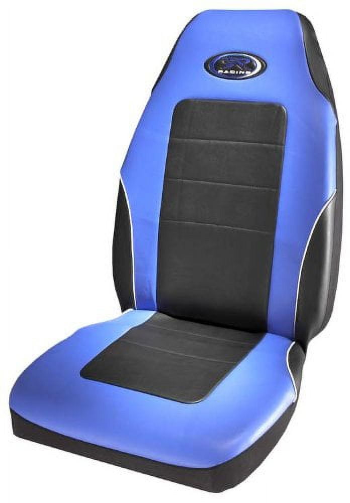 R Racing Stage III Blue Vinyl Seat Cover