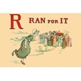 thumbnail image 1 of R - Ran for It- Fine Art Canvas Print (20" x 30"), 1 of 1