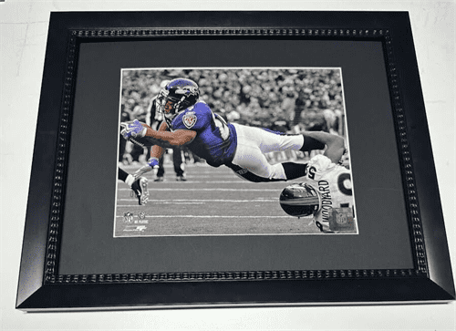 R.Rice (dive) - 11x14 Baltimore Team Football