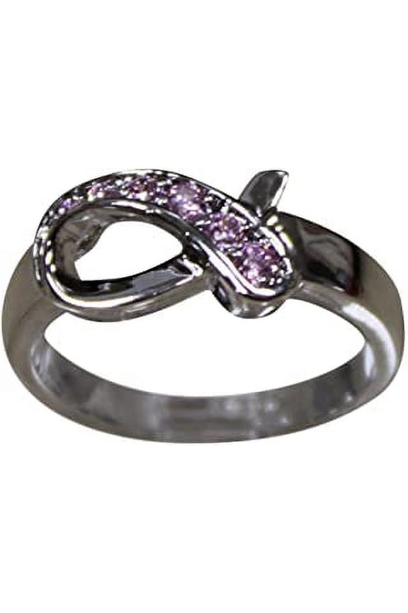 R. S. Covenant 004 sz 5 701 Women's Pink Ribbon CZ