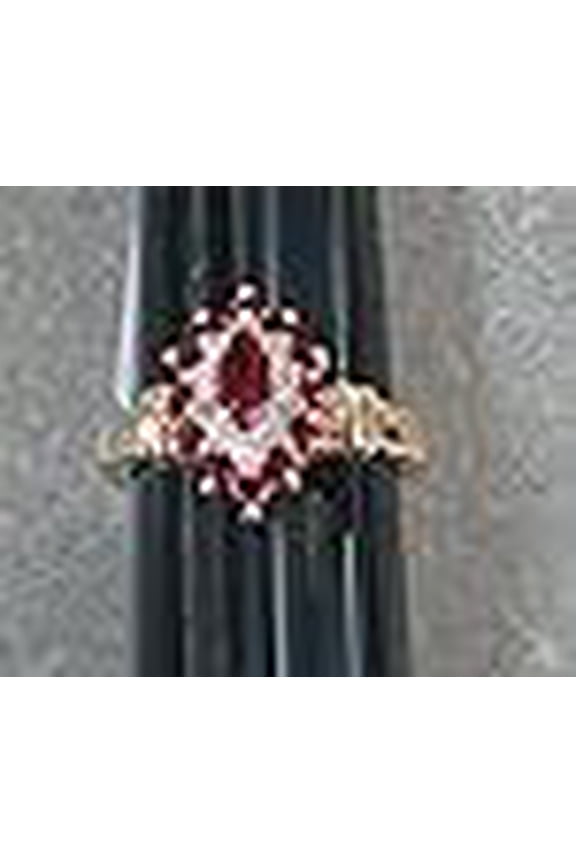 R.S. Covenant 019 sz 8 1276 CZ Ruby Gold Band