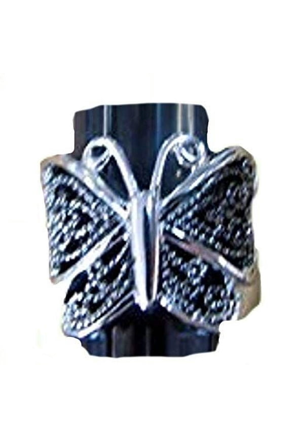 R.S. Covenant 1759 Women's Marcasite Butterfly Ring SZ 6