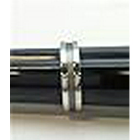 R.S. Covenant 2321 S/CZ Stainless/Black Ring Size 12