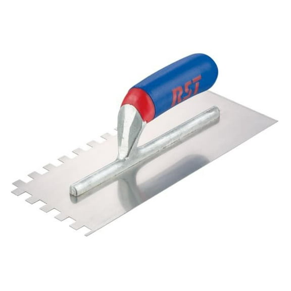 R.S.T. - Notched Trowel Square 6mm Soft Touch Handle 11 x 4.1/2in