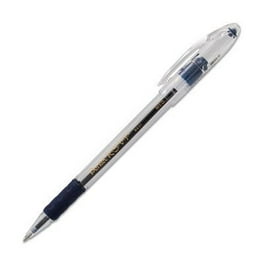 R.S.V.P. Ballpoint Pen, Stick, Medium 1 mm, Blue Ink, Clear/Blue Barrel, Dozen R.S.V.P. Ballpoint Pen, Stick, Medium 1 mm, Blue Ink, Clear/Blue Barrel, Dozen