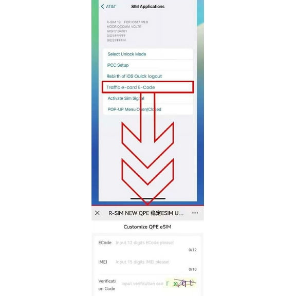 R-SIM 19 QPE Stable Unlock SIM for iPhone 12-15, iOS 17