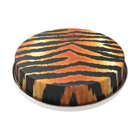 Remo Drum Heads 3700947 7.15 in. Bongo Drumhead with R-Series Skyndeep Tiger Stripe Graphic