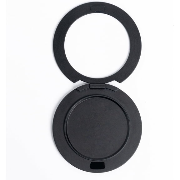 R Stand  Ring Holder for  12 13 14 15 16 Pro max Series, Ultra-Thin  Compatible with MagSafe Cases, Removable Grip Base for PopSocket Stand (Matte Black)