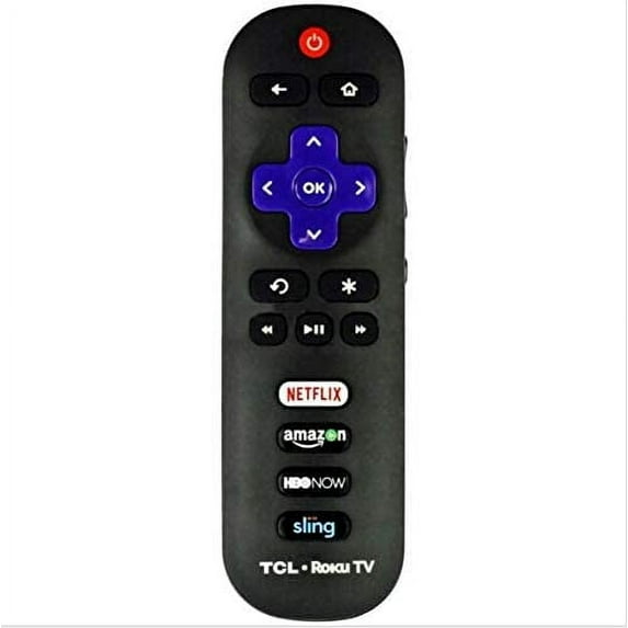R-TCL RC280 06-IRPT20-DRC280 Roku Original Remote Control with Built-in Netflix, Amazon, HBO Now & Sling Shortcuts.