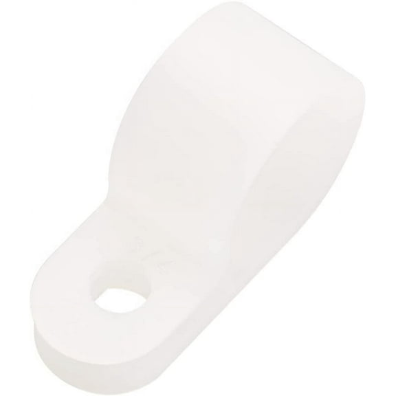 R-Type Cable Clamp 3/4 Inch White UC-5 Pack of 25