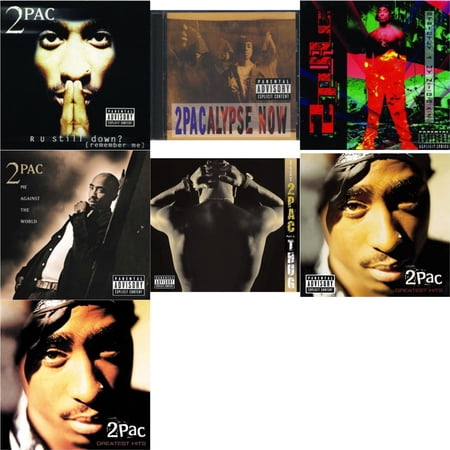 R U Still Down & 2Pacalypse Now & Strictly 4 My N.I.G.G.A.Z. & Me Against World & Best Of 2Pac Part 1: Thug & Greatest Hits & Greatest Hits [CD Bundle]