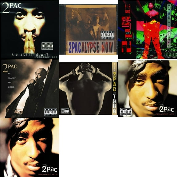 R U Still Down & 2Pacalypse Now & Strictly 4 My N.I.G.G.A.Z. & Me Against World & Best Of 2Pac Part 1: Thug & Greatest Hits & Greatest Hits [CD Bundle]