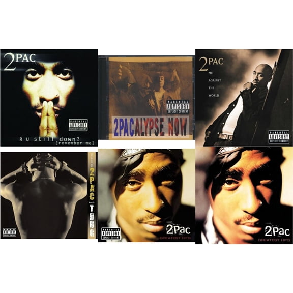 R U Still Down & 2Pacalypse Now & Me Against World & Best Of 2Pac Part 1: Thug & Greatest Hits & Greatest Hits [CD Bundle]