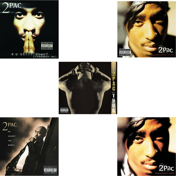 R U Still Down & Me Against World & Best Of 2Pac Part 1: Thug & Greatest Hits & Greatest Hits [CD Bundle]