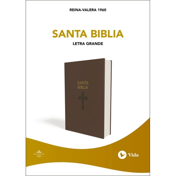 R. V. R. 1960- RVR 1960- Reina Valera 1960: RVR60, Santa Biblia, Letra Grande, Leathersoft, Caf, Palabras de Jess en Rojo (Large type / large print edition) (Hardcover)