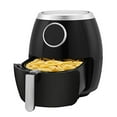 thumbnail image 1 of R.W.FLAME Air Fryer 6.0 Quart 1500 Watts, Digital Control Temperature & 30 Min Timer,with Recipe Book,Black, 1 of 3