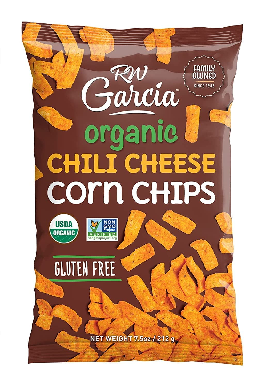 R. W. Garcia Organic Corn Chips Chili Cheese 7.5 oz