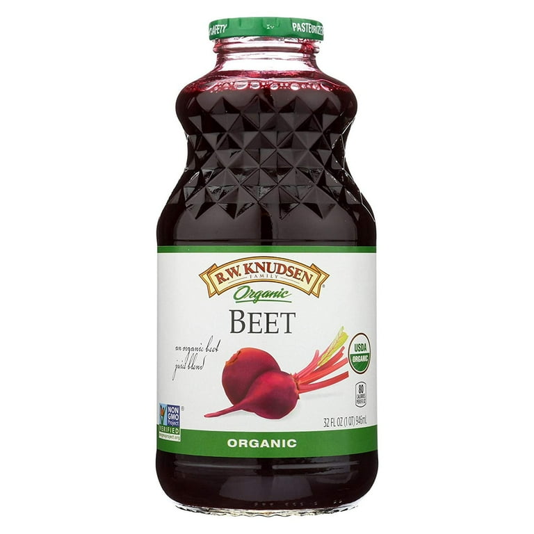 R.W. Knudsen Organic Beet Juice, Pack of 6, Size 32 FZ, Gluten