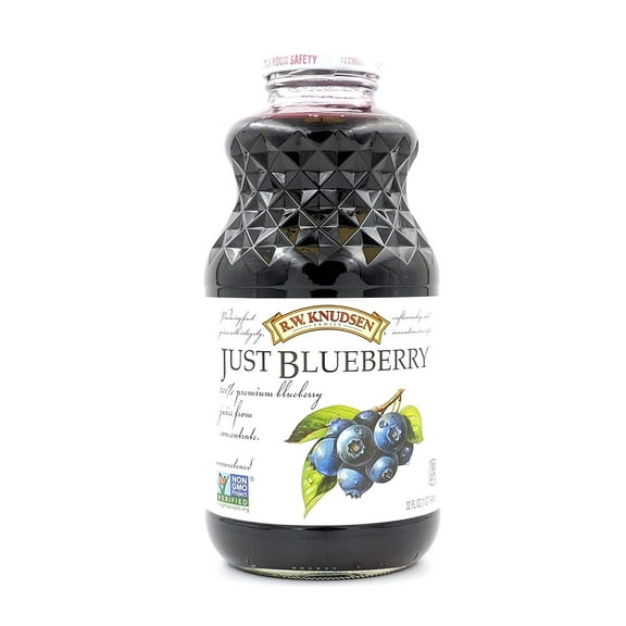 R.W. Knudsen Family Just Juice, 100% Blueberry, 32 Fluid Ounce