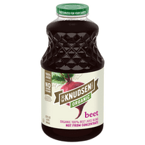 R.W. Knudsen Family Organic Beet Juice Blend, 32 oz, Glass Bottle, Shelf-Stable