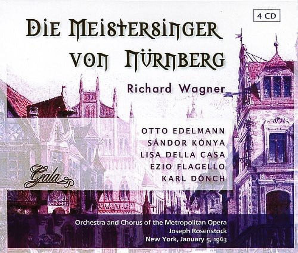 Wagner: Die Meistersinger［CD］ R. Wagner - Die Meistersinger Von Nurnberg - CD - Walmart.com