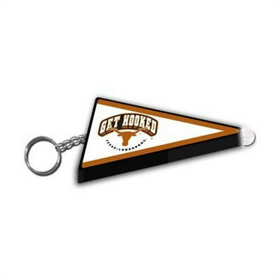 R and R Imports KCP-C-TEX Texas Longhorns Jumbo Pennant LED Flashlight Key Chain