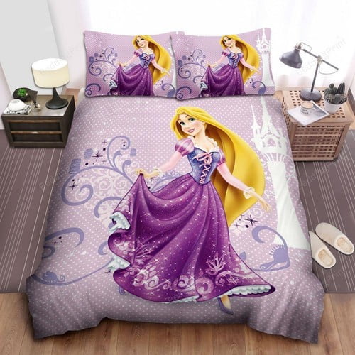 R-apunzel Duvet Cover Set Bedding Set R-apunzel Comforter Cover Cute 1 Quilt Cover 2 Pillow Sham Bedding Soft Bedspread Cover Room Decor