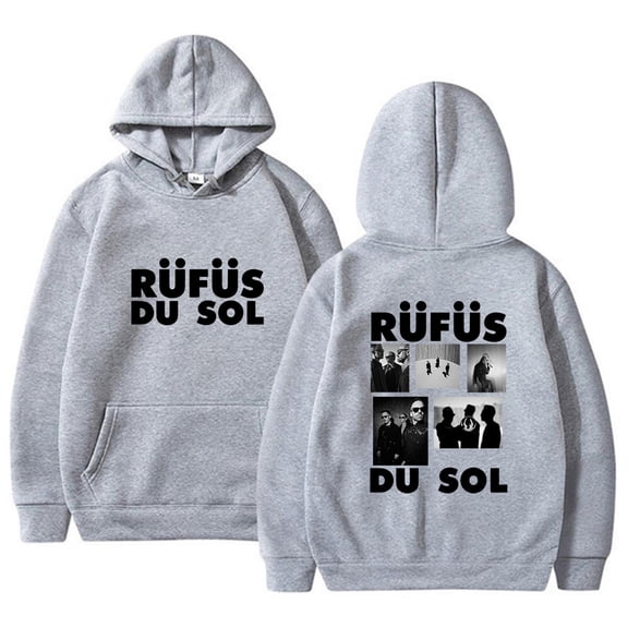 Rüfüs Du Sol Member New Logo Pullover Hoodies Merch Long Sleeve Hooded Sweatshirt Unisex Harajuku Tops
