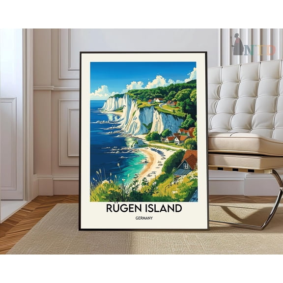 Rügen Island Poster, Rügen Islandrügen Island Print, Rügen Island Photo, Rügen Island Poster Print, Rügen Island Baltic Sea Print Wall Art, Modern Wall Decor, 8x12 UNFRAMED