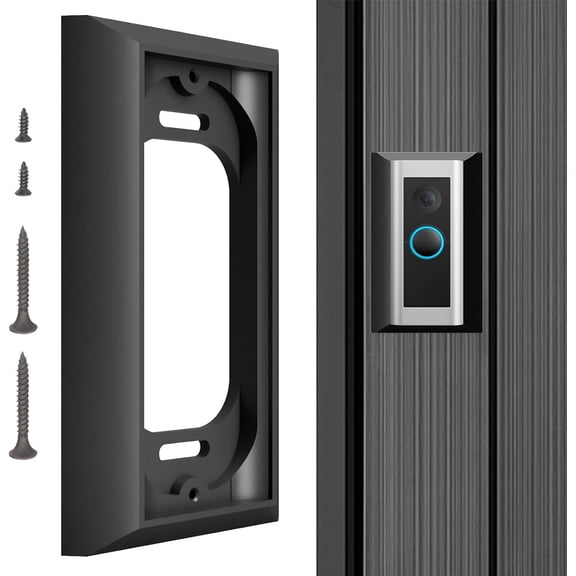 R-ing Doorbell Mount/R-ing Doorbell Wired Mounting Plate Compatible with Wired Doorbell PRO ( formerl PRO2 ) PRO2 Doorbell Mount - Premium Adapter Plate