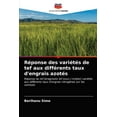 thumbnail image 1 of Réponse des variétés de tef aux différents taux d'engrais azotés (Paperback), 1 of 1