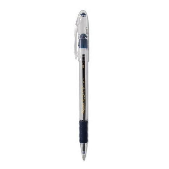 R.s.v.p. Ballpoint Pen, Stick, Medium 1 Mm, Blue Ink, Clear/blue Barrel, Dozen | Bundle of 2 Dozen