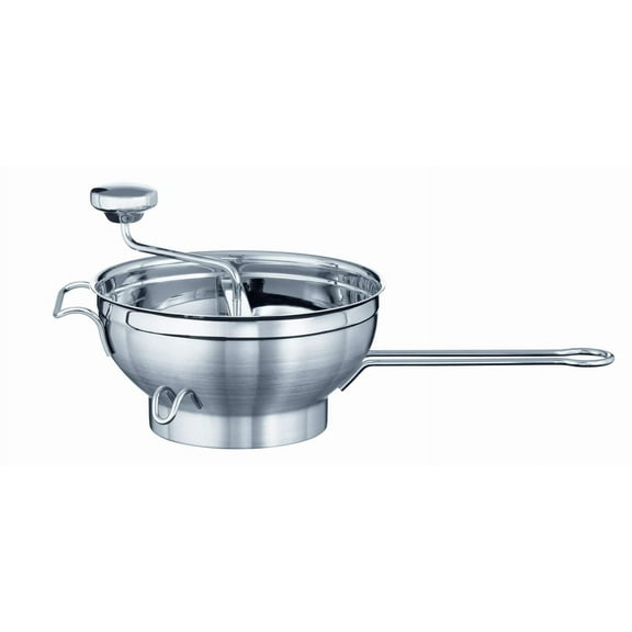 Rsle Stainless Steel Food Mill with Handle and 2 Grinding Disc Sieves