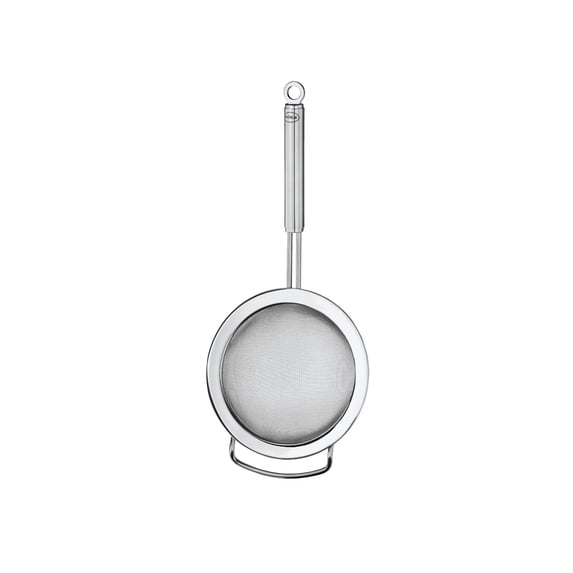 Rösle Stainless Steel Round Handle Kitchen Strainer, Fine Mesh, 9.5-inch