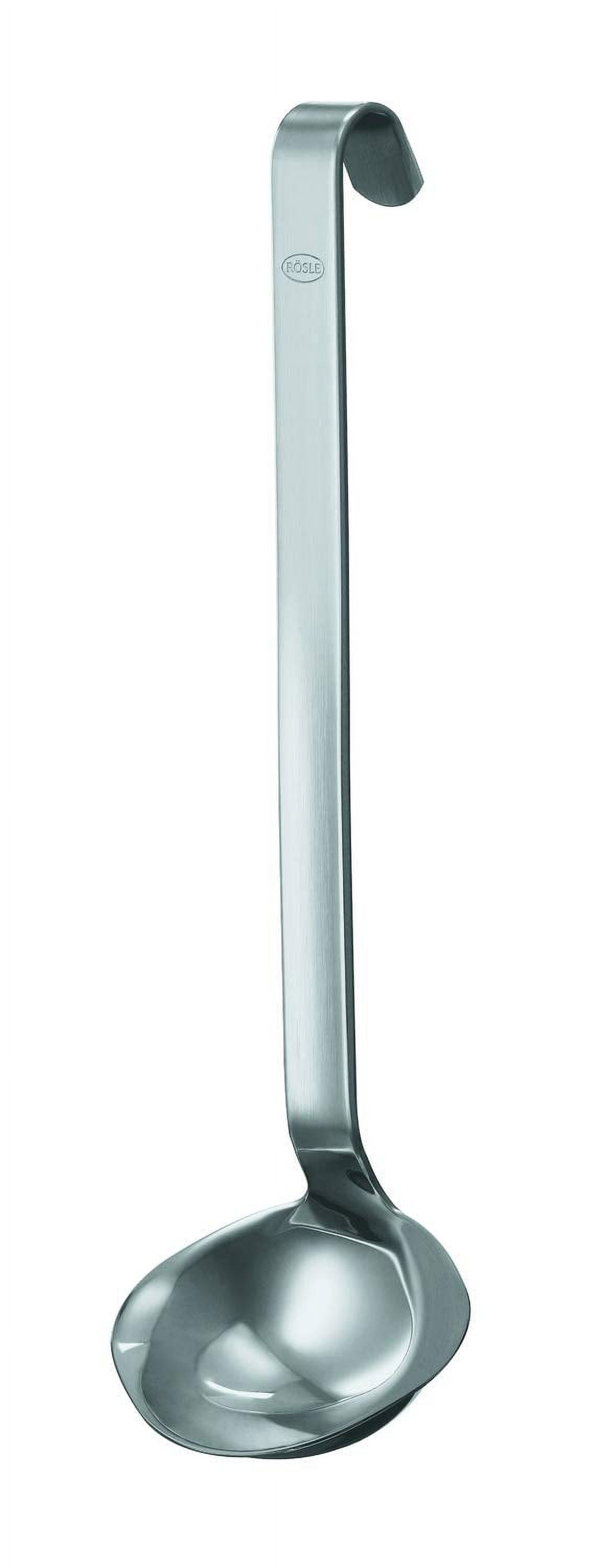 Rosle 10" Stainless Steel Sauce Ladle with Hooked Handle